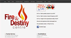 Desktop Screenshot of fireanddestiny.org